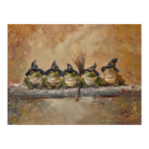 Salem Frogs Hand painted