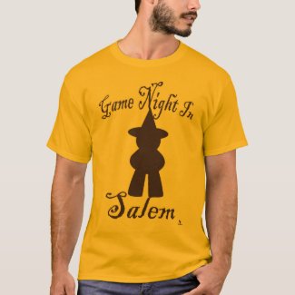 Salem Game Night Funny Travel Gaming Art