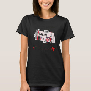Salem Girl Salem Boarding Pass T-Shirt