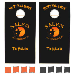 Salem Halloween Witch Cornhole Set