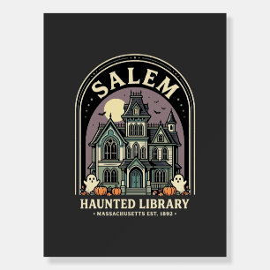 Salem Haunted Library Halloween Design_1 Foam Board