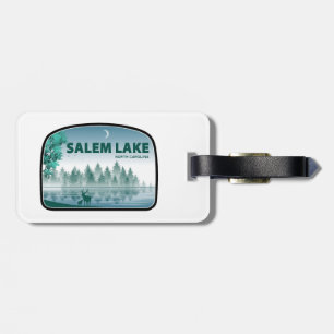 Salem Lake North Carolina Deer Luggage Tag