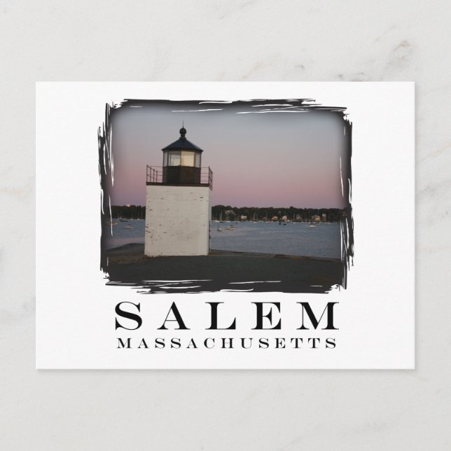 Salem Lighthouse Postcard (Front)