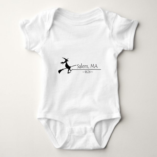 Salem, MA 1626 Baby Bodysuit (Front)