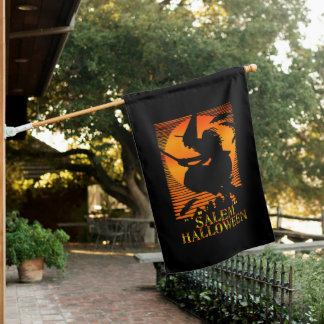 Salem MA Witch House Flag