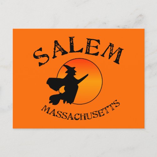 Salem MA Witch Postcard