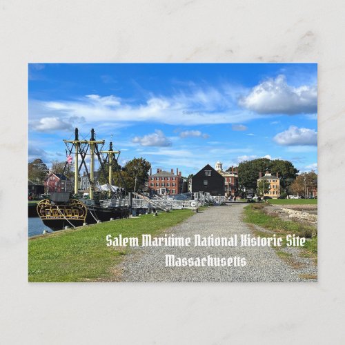 Salem Maritime National Historic Site Postcard