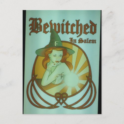 Salem Massachusetts Bewitched Postcard