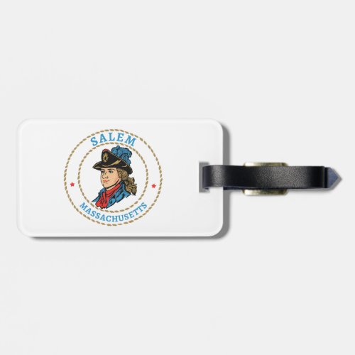 Salem Massachusetts Colonial Luggage Tag