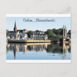 Salem Massachusetts Marina Post Card