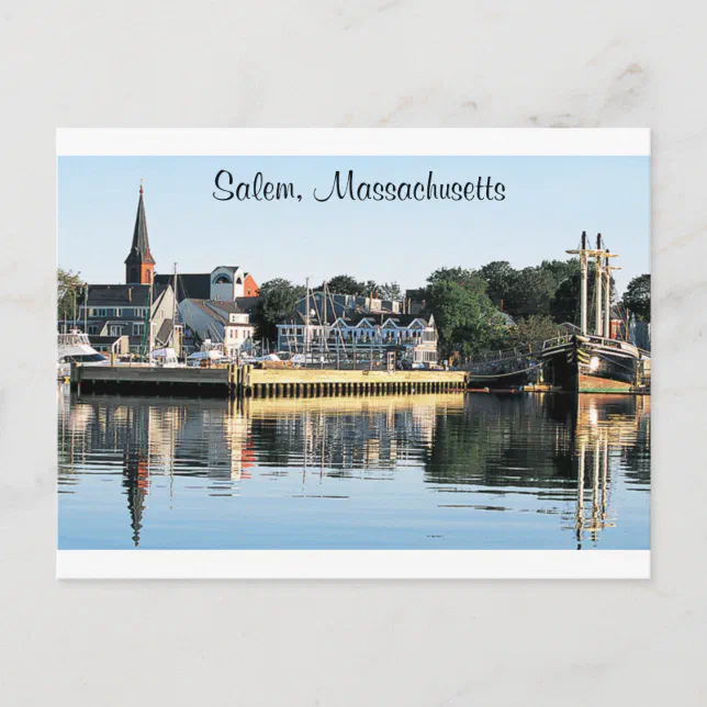 Salem Massachusetts Marina Post Card Zazzle