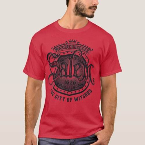 Salem Massachusetts The City Of Witches1  T_Shirt
