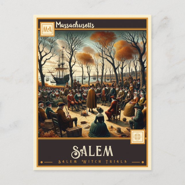 Salem, Massachusetts  | Vintage Postcard (Front)