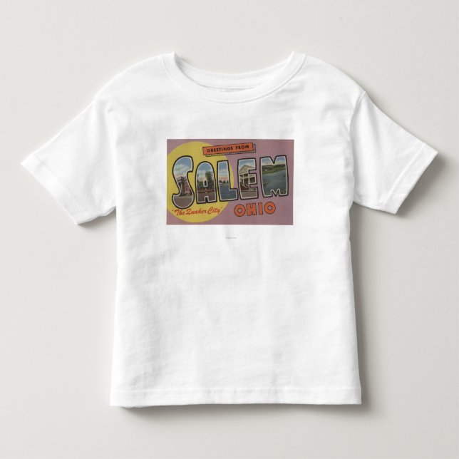 Salem, Ohio (The Quaker City) Toddler T-shirt (Front)