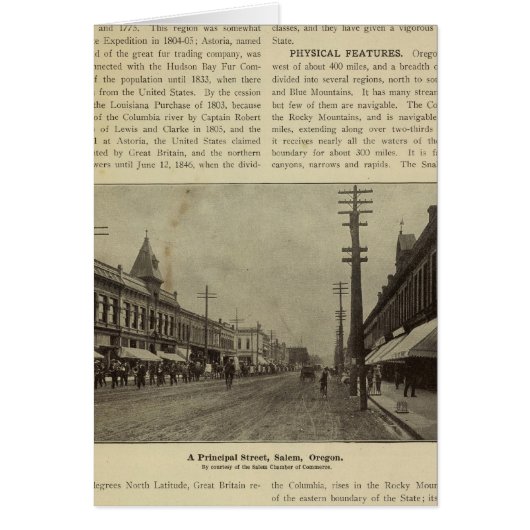 Salem, Or street Cards (Front)