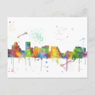 SALEM OREGON SKYLINE POSTCARD