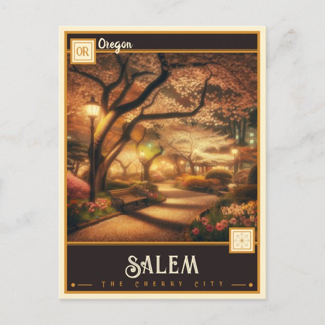 Salem, Oregon | Vintage Postcard (Front)