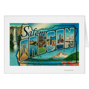 Salem, OregonLarge Letter ScenesSalem, OR 2 Cards