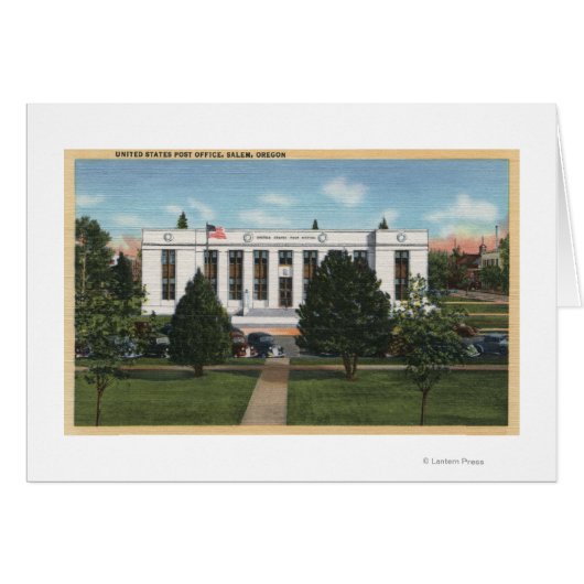 Salem, OregonPost Office ViewSalem, OR Cards (Front Horizontal)