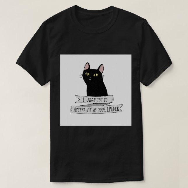 Salem Saberhagen - black cat quota T-Shirt (Design Front)