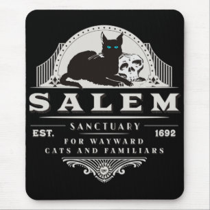 Salem Sanctuary For Wayward Cats And Familiars Mouse Pad