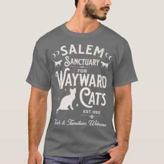 Salem Sanctuary for Wayward Cats Dark T-Shirt