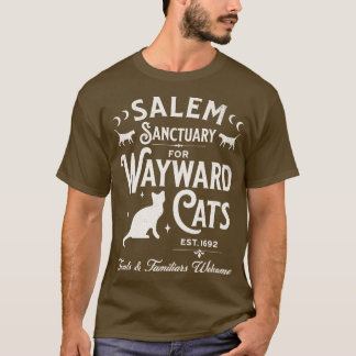 Salem Sanctuary for Wayward Cats Dark T-Shirt