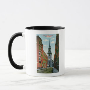 Salem Street View of Old North Church Bldg # 2 Mug