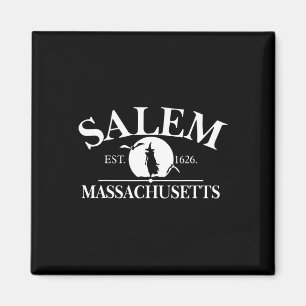 Salem The City Of Witches Machusetts Ma Vintage Magnet