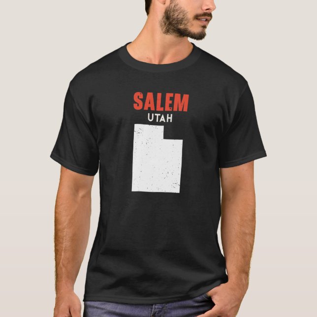 Salem Utah USA State America Travel Utahan T-Shirt (Front)