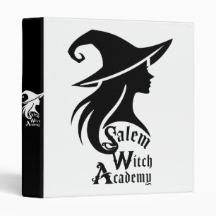 Salem Witch Academy Halloween Wiccan Witches 3 Ring Binder