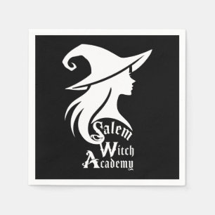 Salem Witch Academy Wiccan Witches Halloween Party Napkins