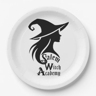 Salem Witch Academy Wiccan Witches Halloween Party Paper Plates