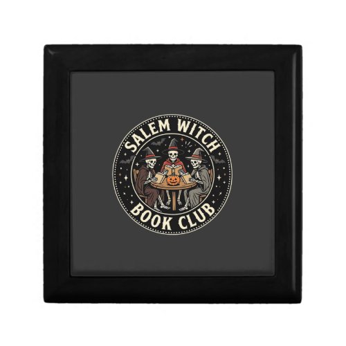 Salem Witch Book Club Halloween Skeleton Design_1 Gift Box
