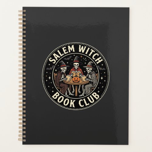 Salem Witch Book Club Halloween Skeleton Design_1 Planner