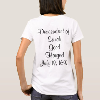 Salem Witch Descendants Bridget Bishop T-Shirt