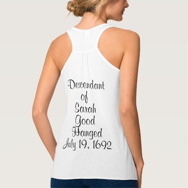 Salem Witch Descendants Bridget Bishop Tank Top (Back)