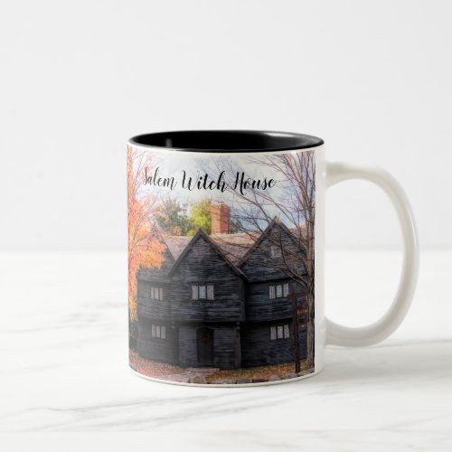 Salem Witch House in Salem Massachusetts Two_Tone Coffee Mug