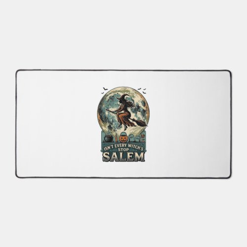 Salem Witch Shirt Vintage Engraving Spooky Humor D Desk Mat