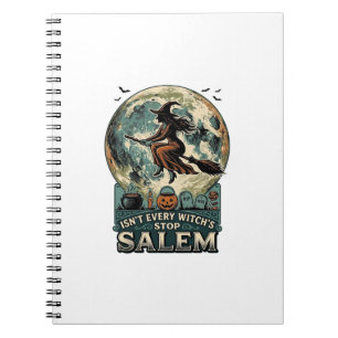 Salem Witch Shirt Vintage Engraving Spooky Humor D Notebook