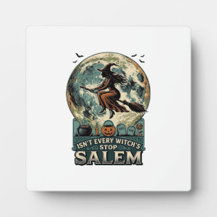 Salem Witch Shirt Vintage Engraving Spooky Humor D Plaque