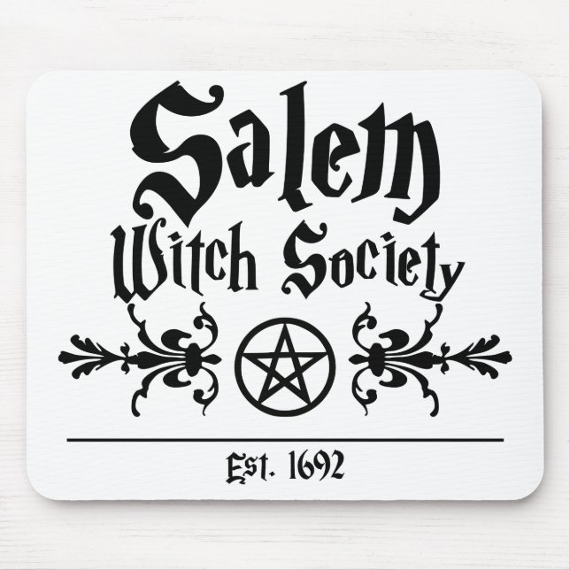 Salem Witch Society Mousepad (Front)