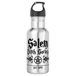 Witch Over Salem Water Bottle