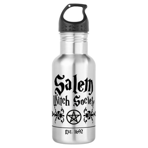 Salem Witch Society Stainless Steel Water Bottle