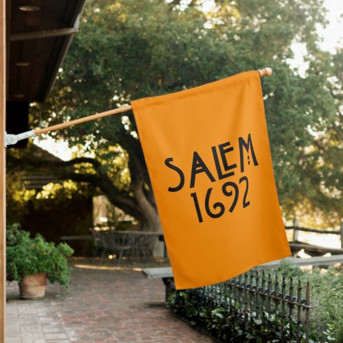 Salem Witch Trials 1692 House Flag