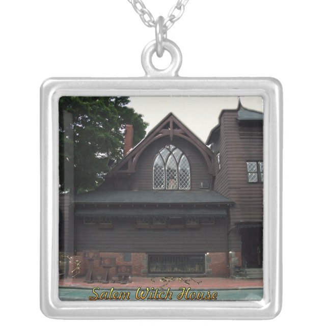 Salem Witches House Necklace (Front)