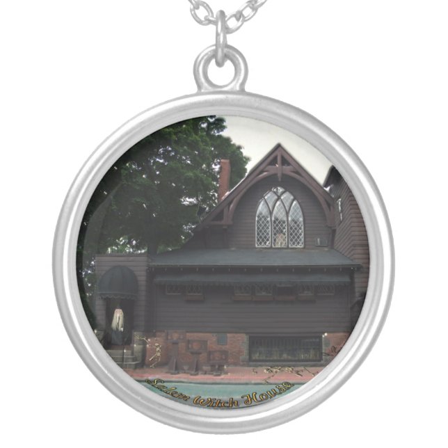 Salem Witches House Necklace (Front)