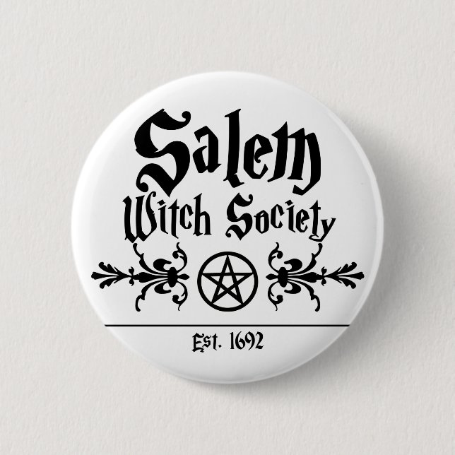 Salem Witches Society Button (Front)