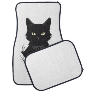 Salem's Enchanted Black Cat Car Floor Mat