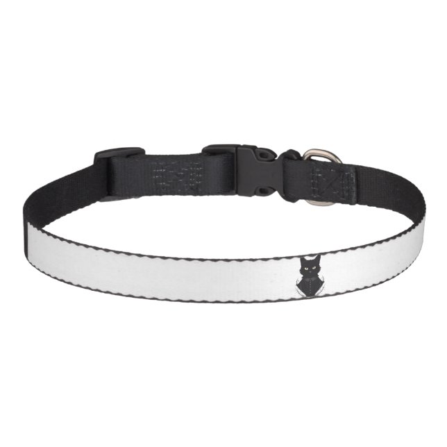 Salem's Enchanted Black Cat Pet Collar (Front)